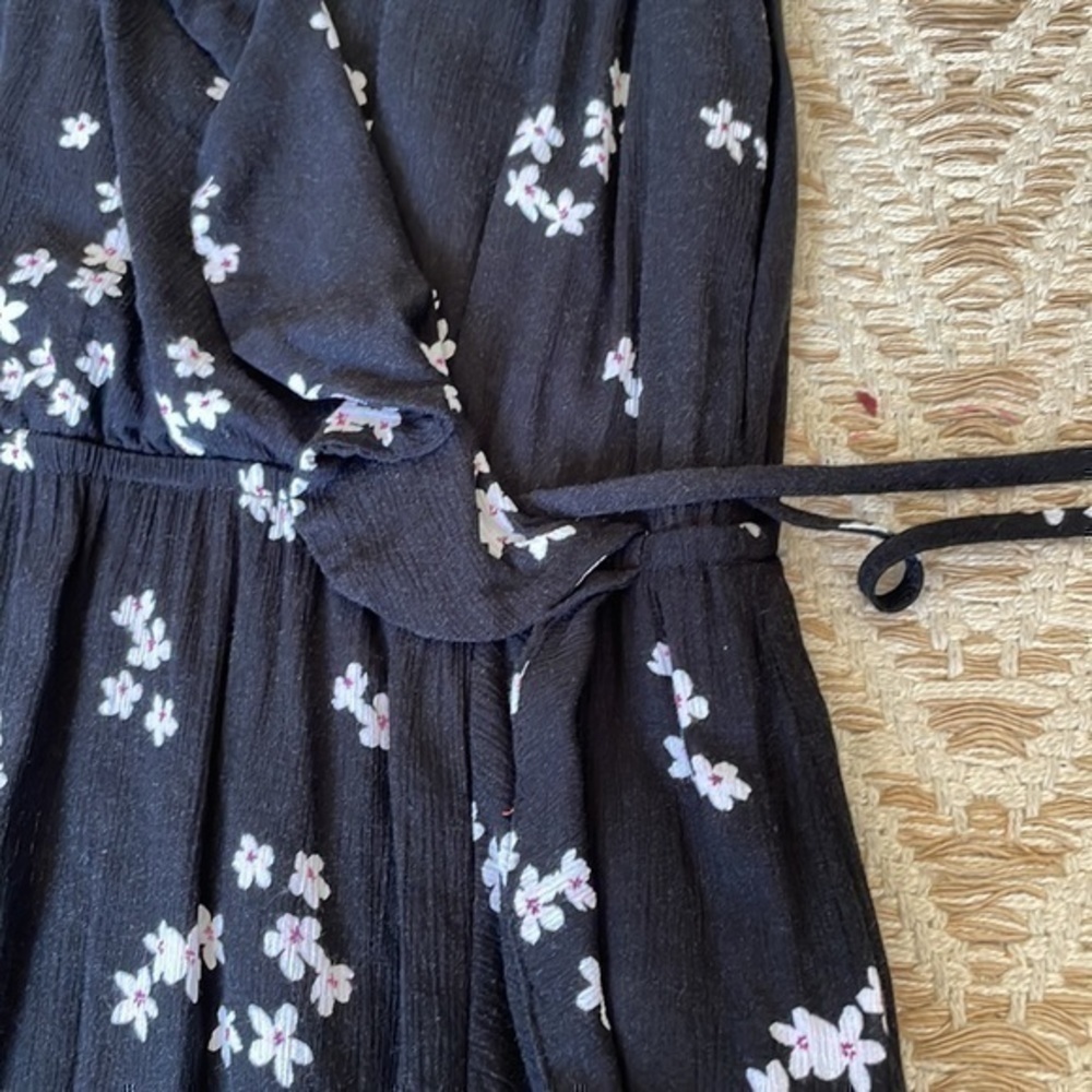 J. Jill floral ruffle maxi dress small - Picture 7 of 13